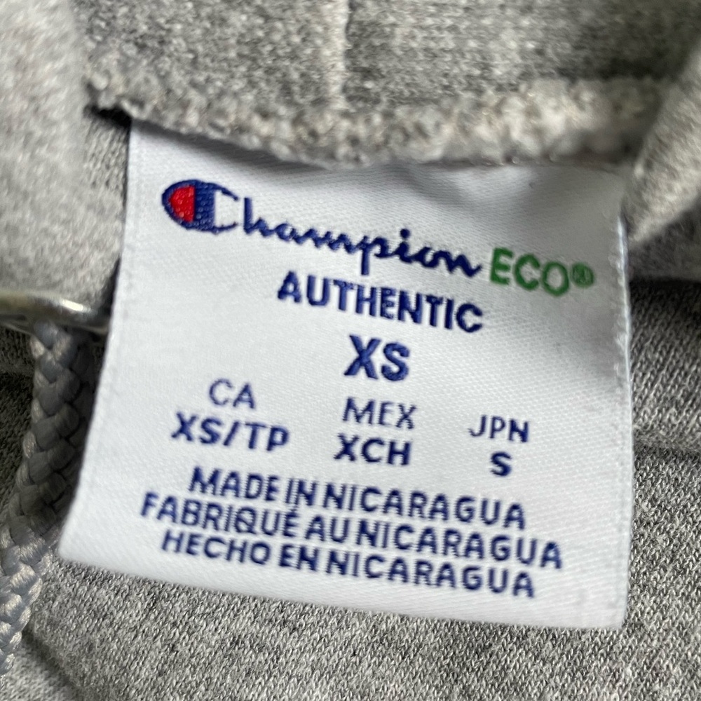 Gray Champion Logo Hoodie - Picture 4 of 4